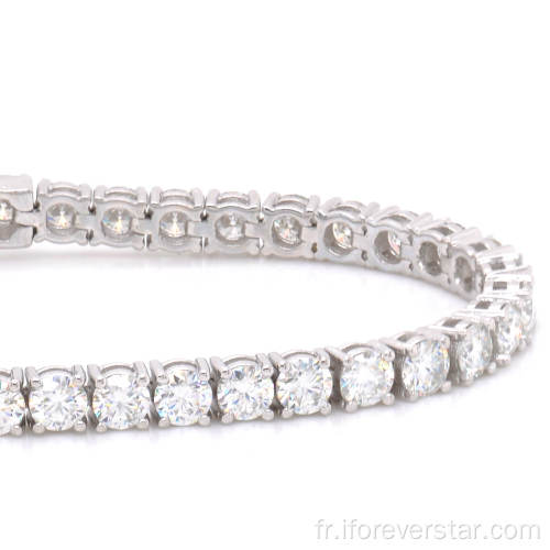 Bracelet de tennis Moissanite 925 Silver